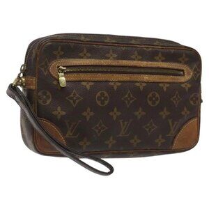 LOUIS VUITTON Monogram Marly Dragonne GM Clutch Bag